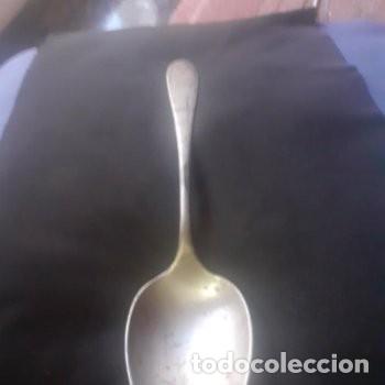Antig&uuml;edades: Antigua cuchara de servir - Foto 1