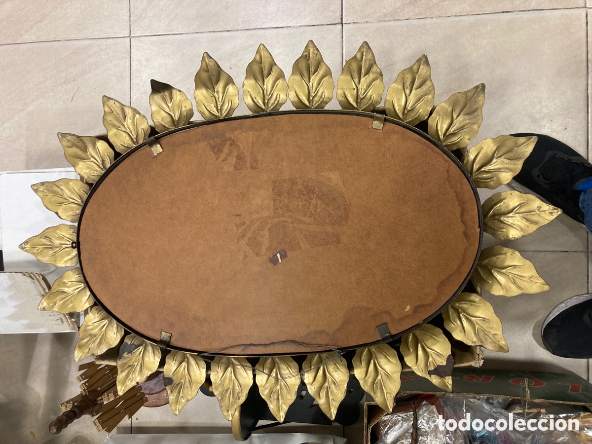 Antig&uuml;edades: Bonito espejo tipo sol - Foto 7
