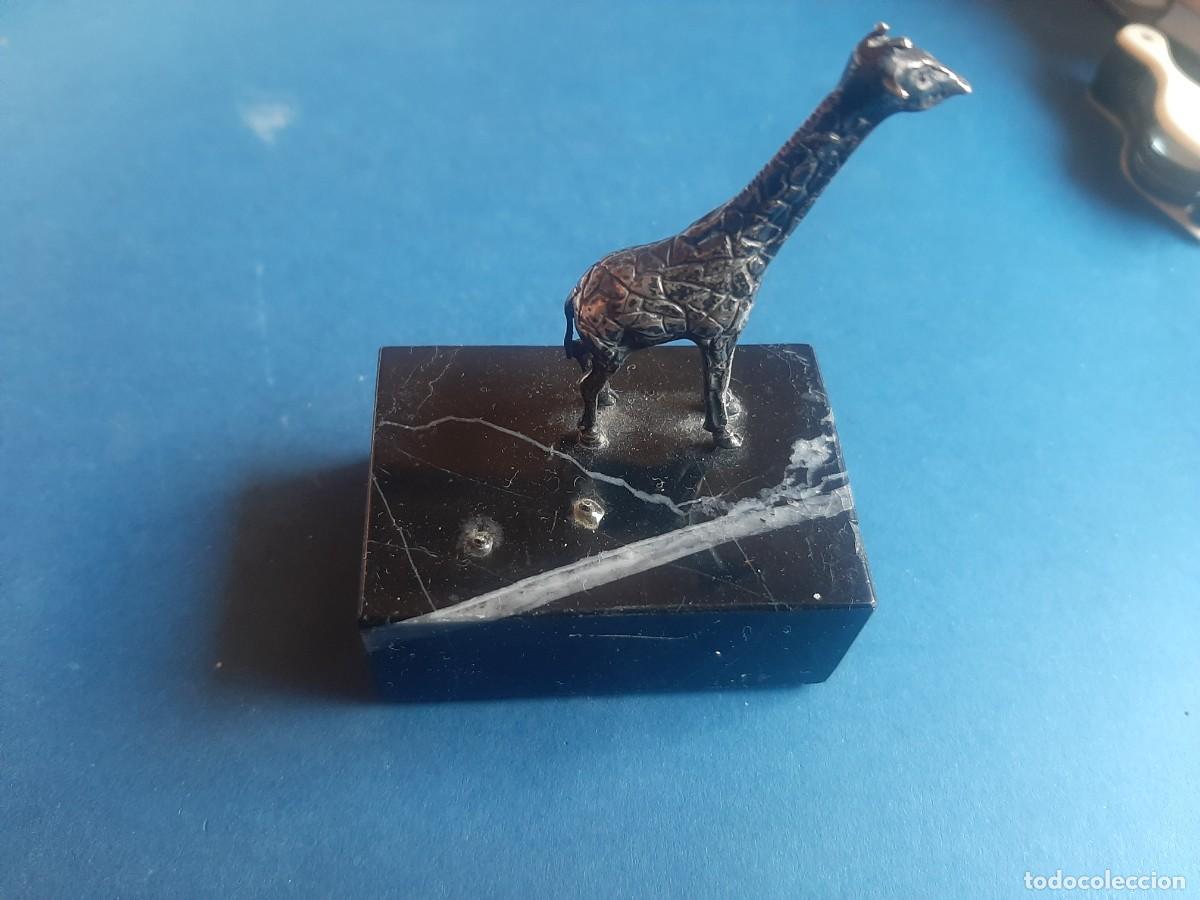 Antig&uuml;edades: Jirafa de plata - Foto 1