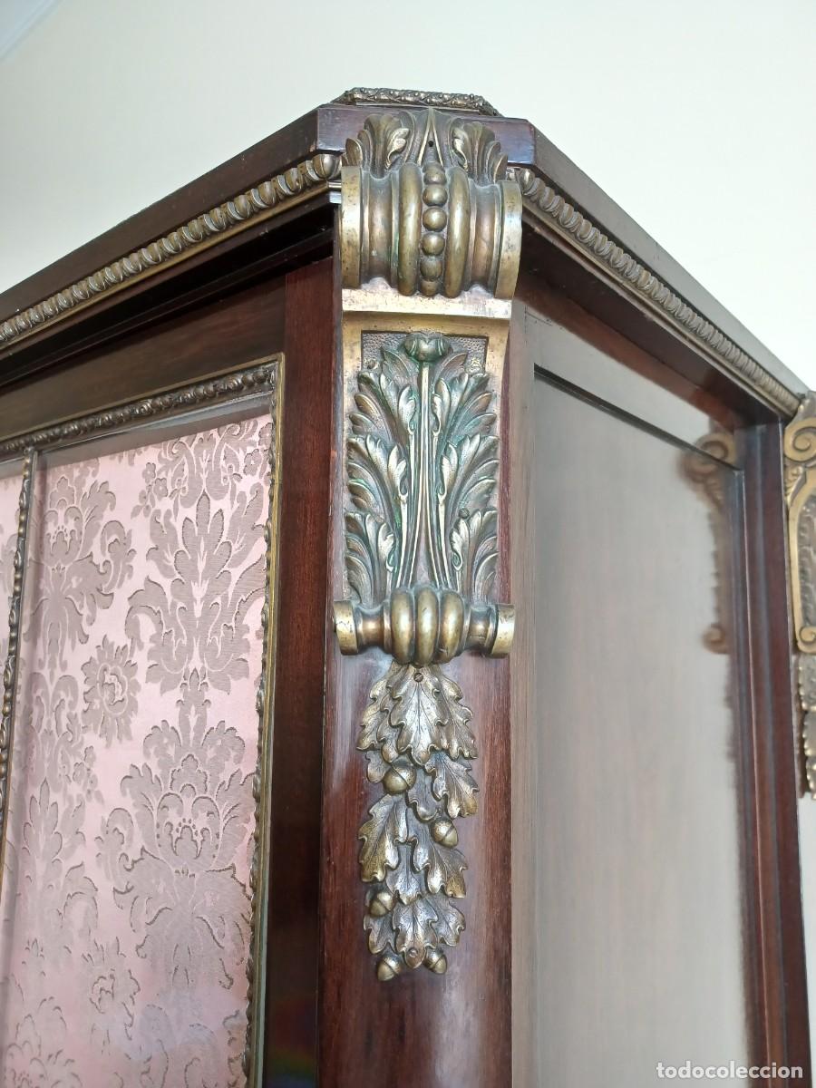 Antig&uuml;edades: Dormitorio caoba y bronce - Foto 2