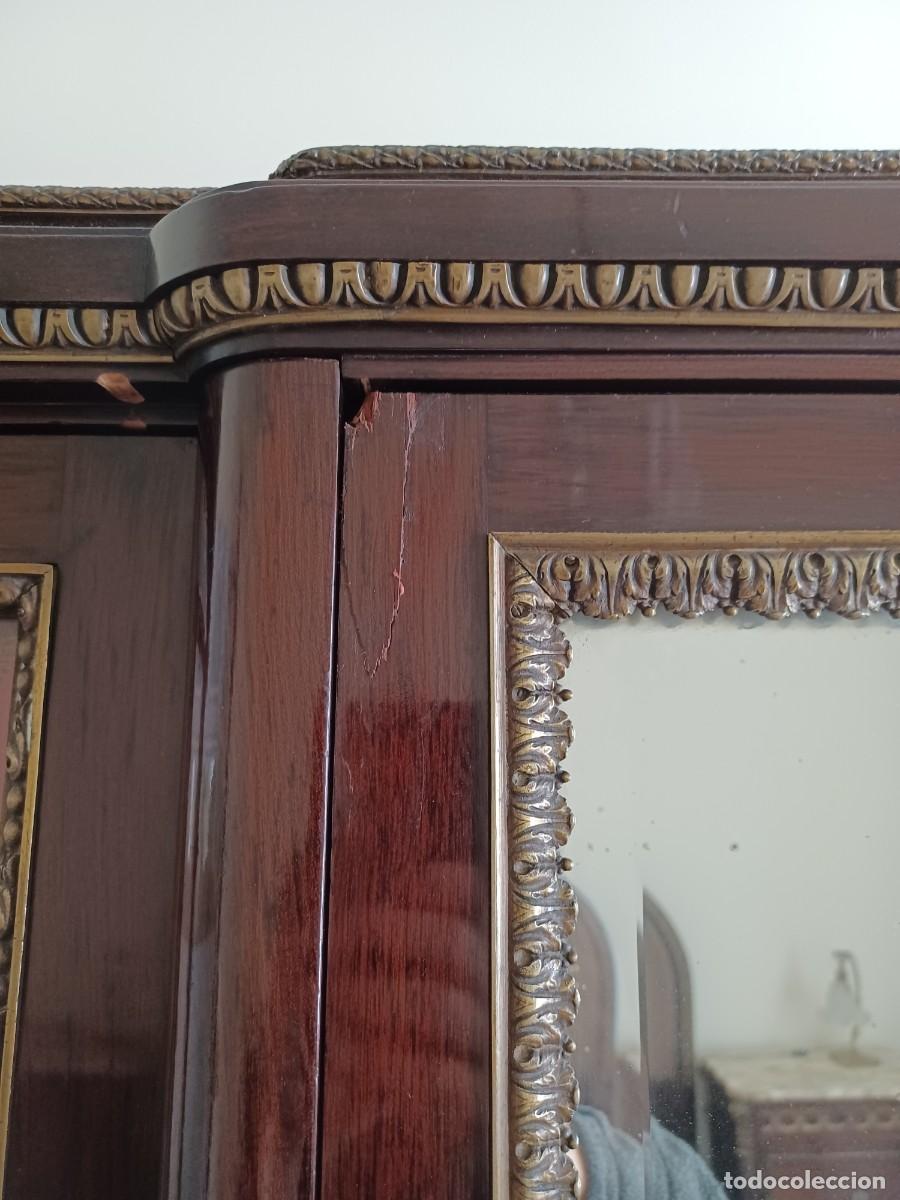 Antig&uuml;edades: Dormitorio caoba y bronce - Foto 4