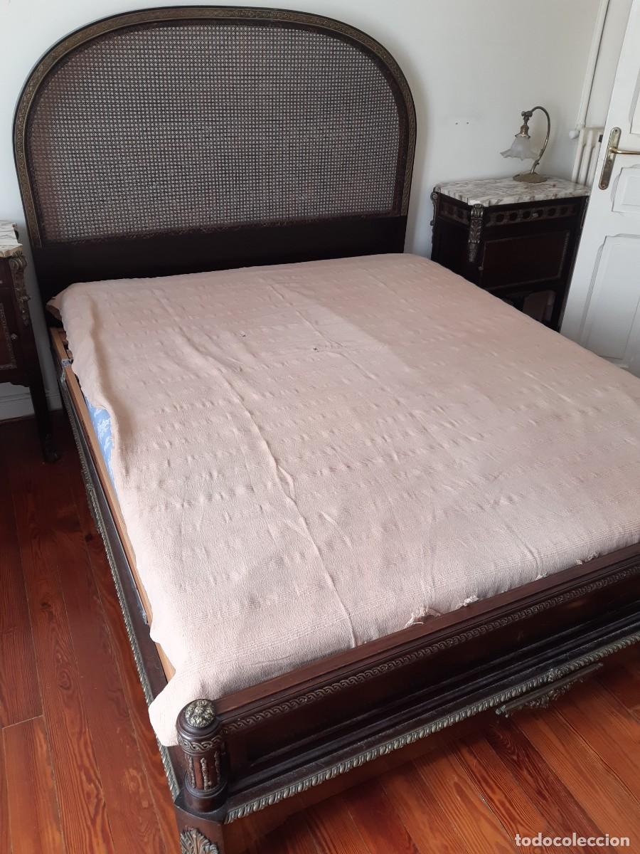 Antig&uuml;edades: Dormitorio caoba y bronce - Foto 5
