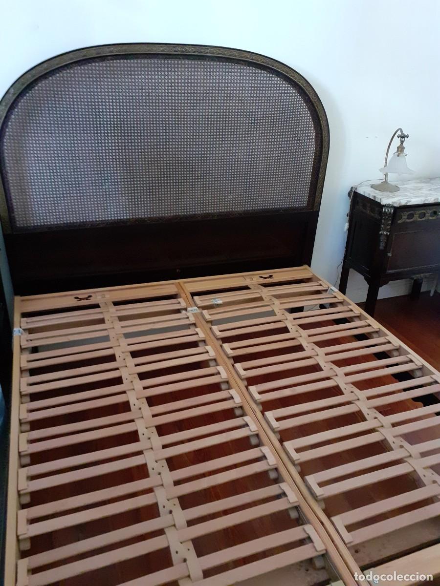 Antig&uuml;edades: Dormitorio caoba y bronce - Foto 6