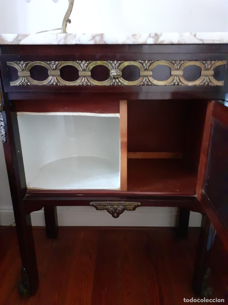 Antig&uuml;edades: Dormitorio caoba y bronce - Foto 11