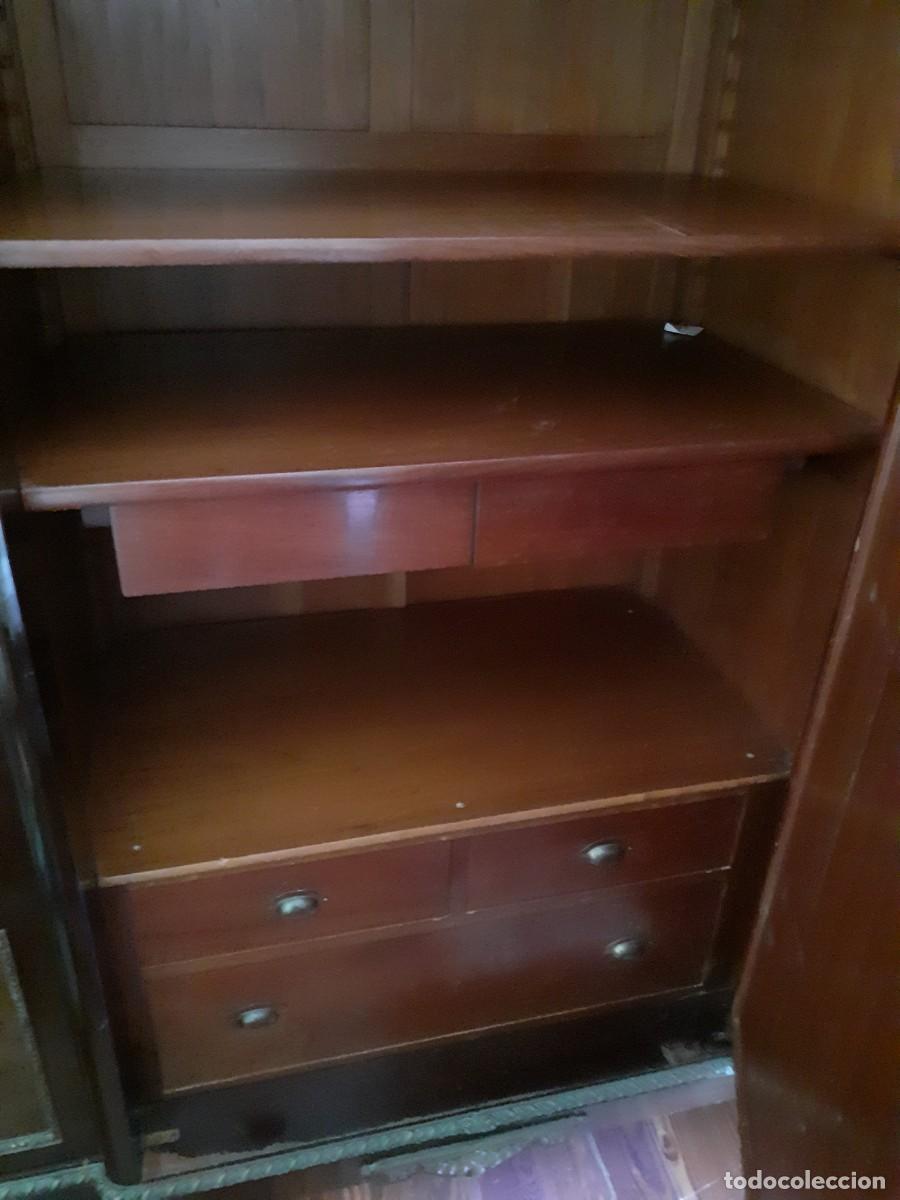 Antig&uuml;edades: Dormitorio caoba y bronce - Foto 16