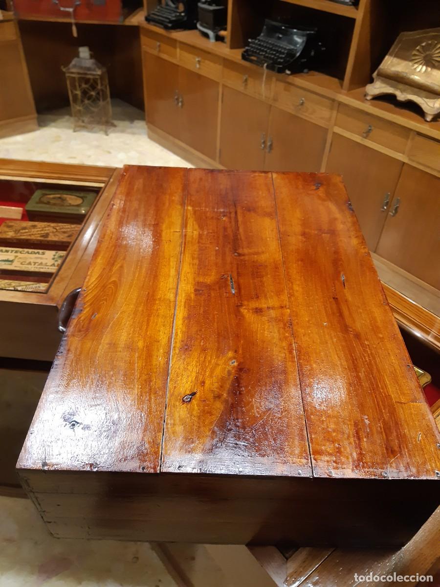Antig&uuml;edades: MALETA ANTIGUA RESTAURADA 12 COMPARTIMENTOS - Foto 4