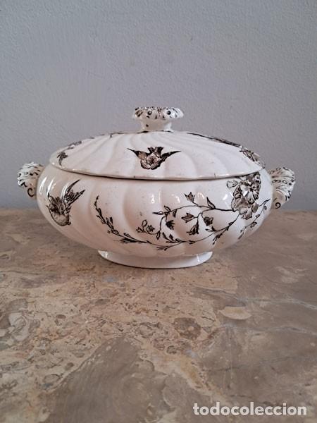 Antig&uuml;edades: PEQUE&Ntilde;A SOPERA DE PORCELANA INGLESA DEVON - Foto 2