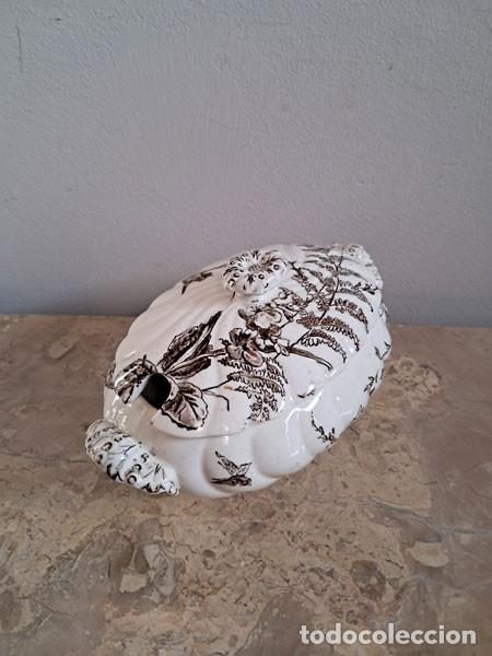 Antig&uuml;edades: PEQUE&Ntilde;A SOPERA DE PORCELANA INGLESA DEVON - Foto 4