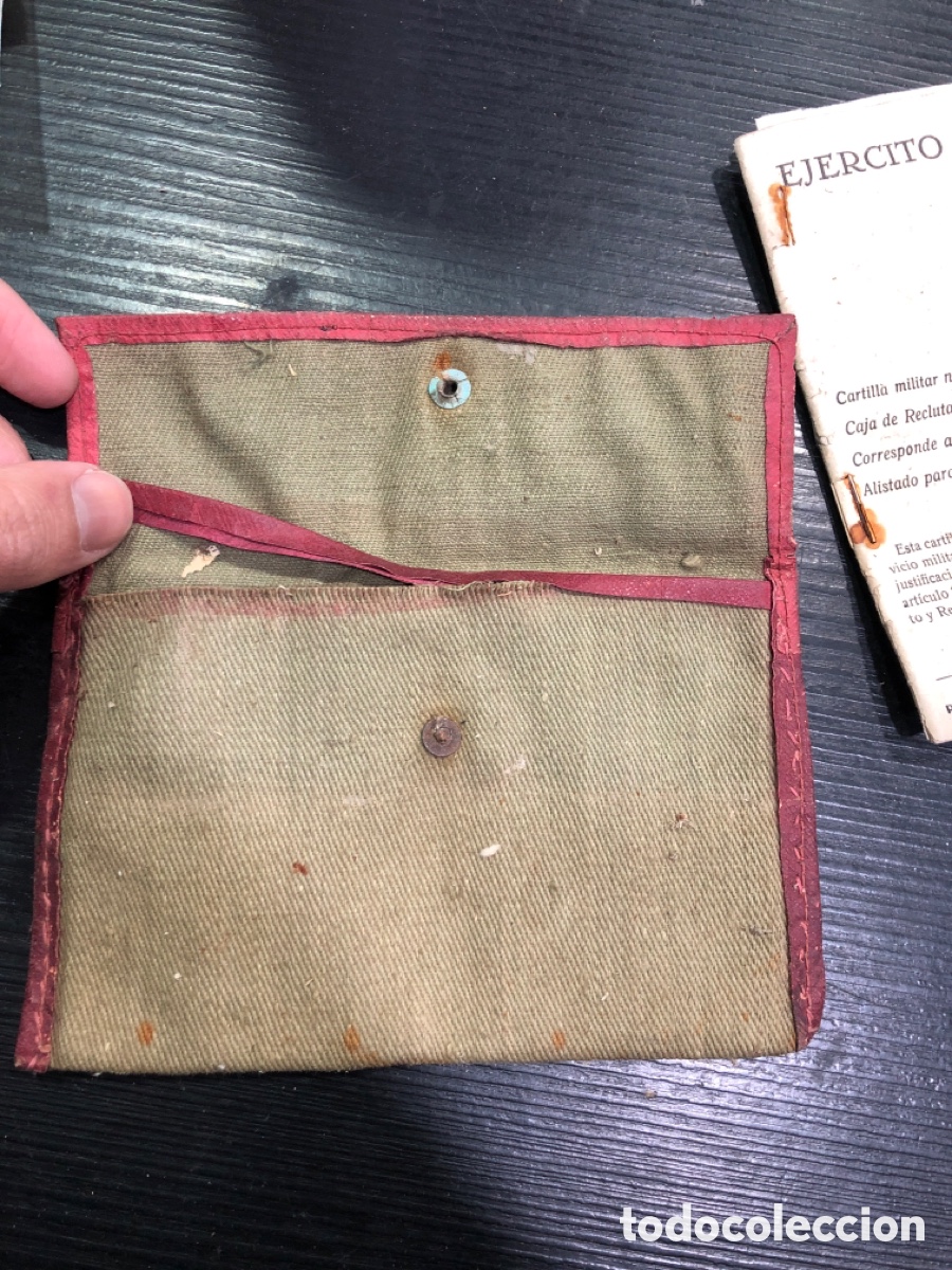 Antig&uuml;edades: Cartilla con funda Ejercito Espa&ntilde;ol (L36) - Foto 4
