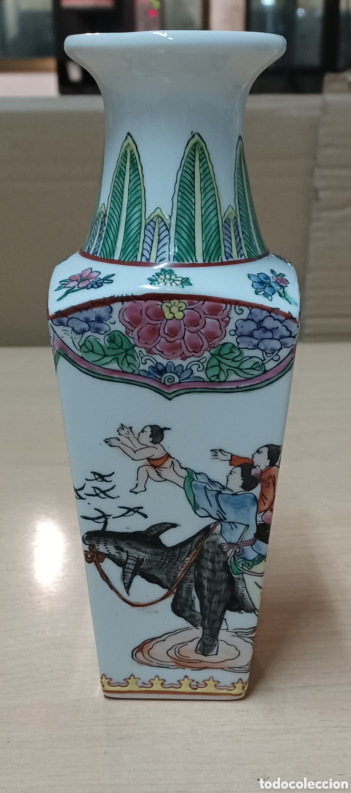 Antig&uuml;edades: Jarr&oacute;n Chino de Porcelana - Foto 3