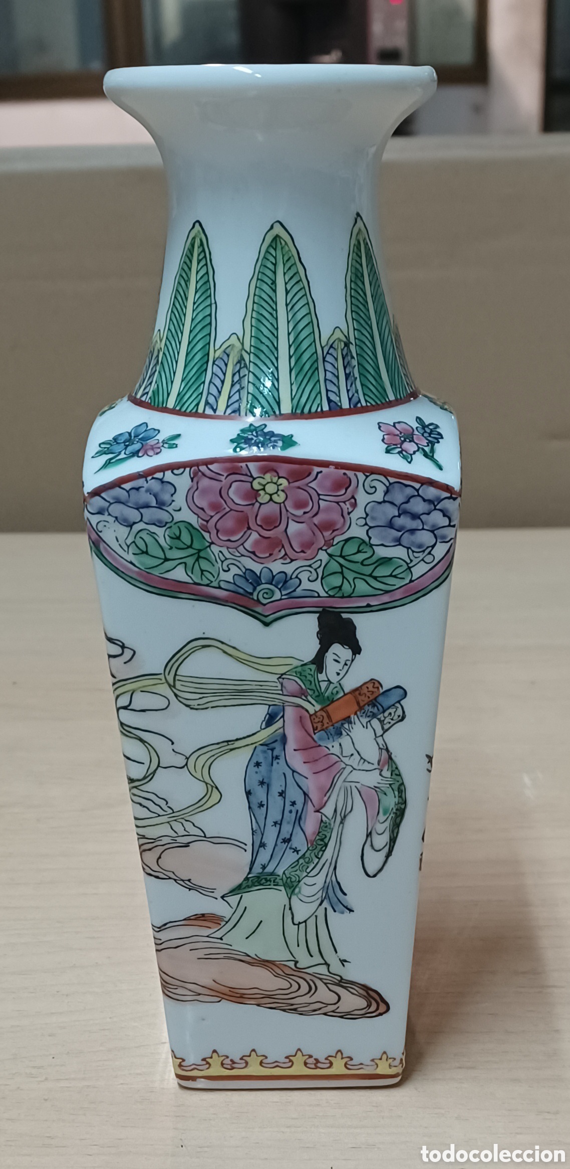 Antig&uuml;edades: Jarr&oacute;n Chino de Porcelana - Foto 4