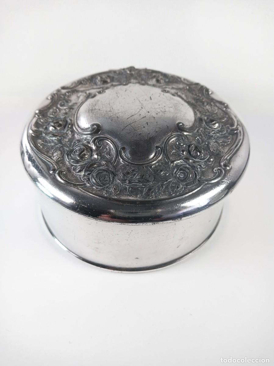 Antig&uuml;edades: Polvera plateada Wilcox Silver Plate Co. USA. - Foto 2