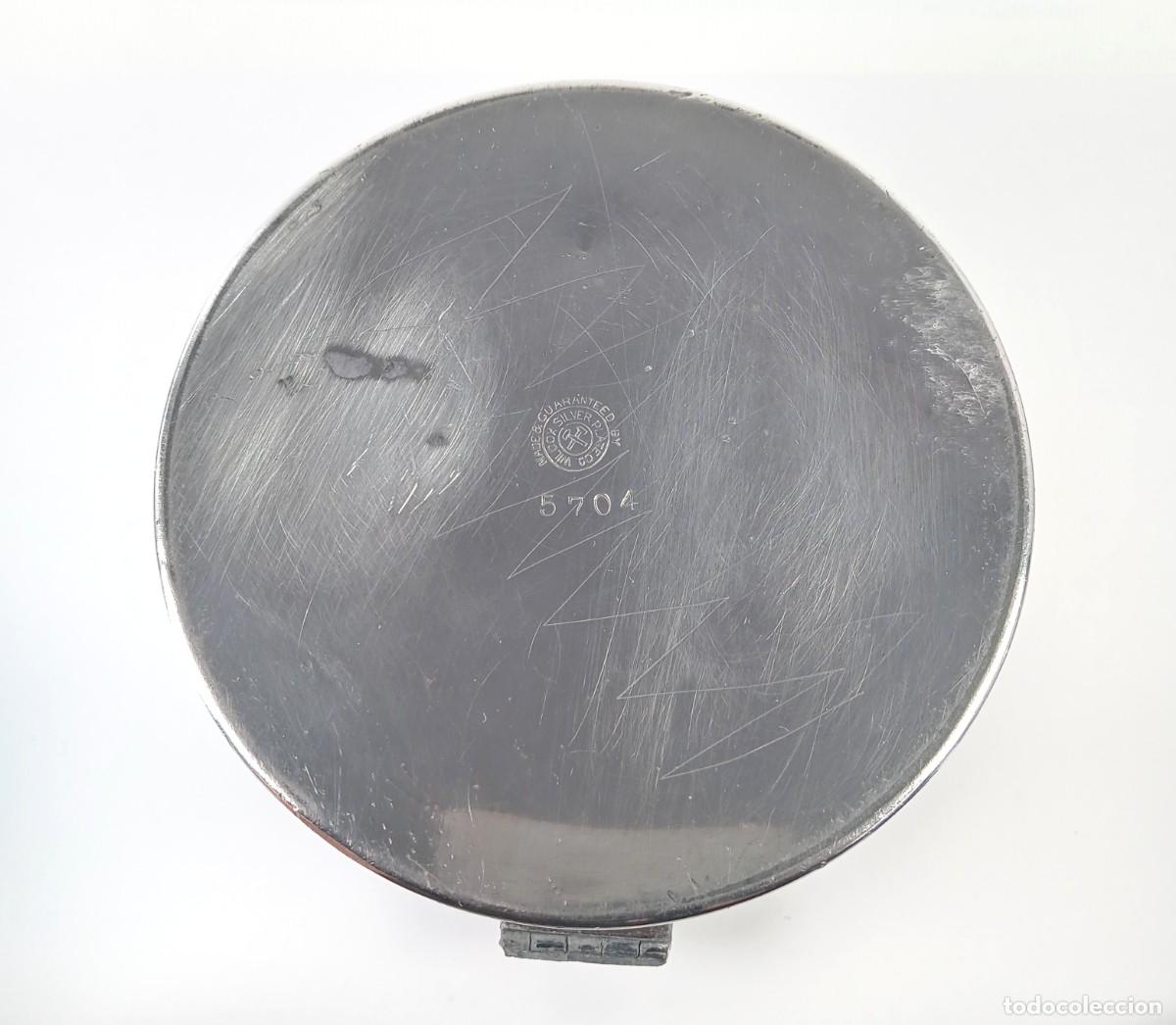 Antig&uuml;edades: Polvera plateada Wilcox Silver Plate Co. USA. - Foto 5