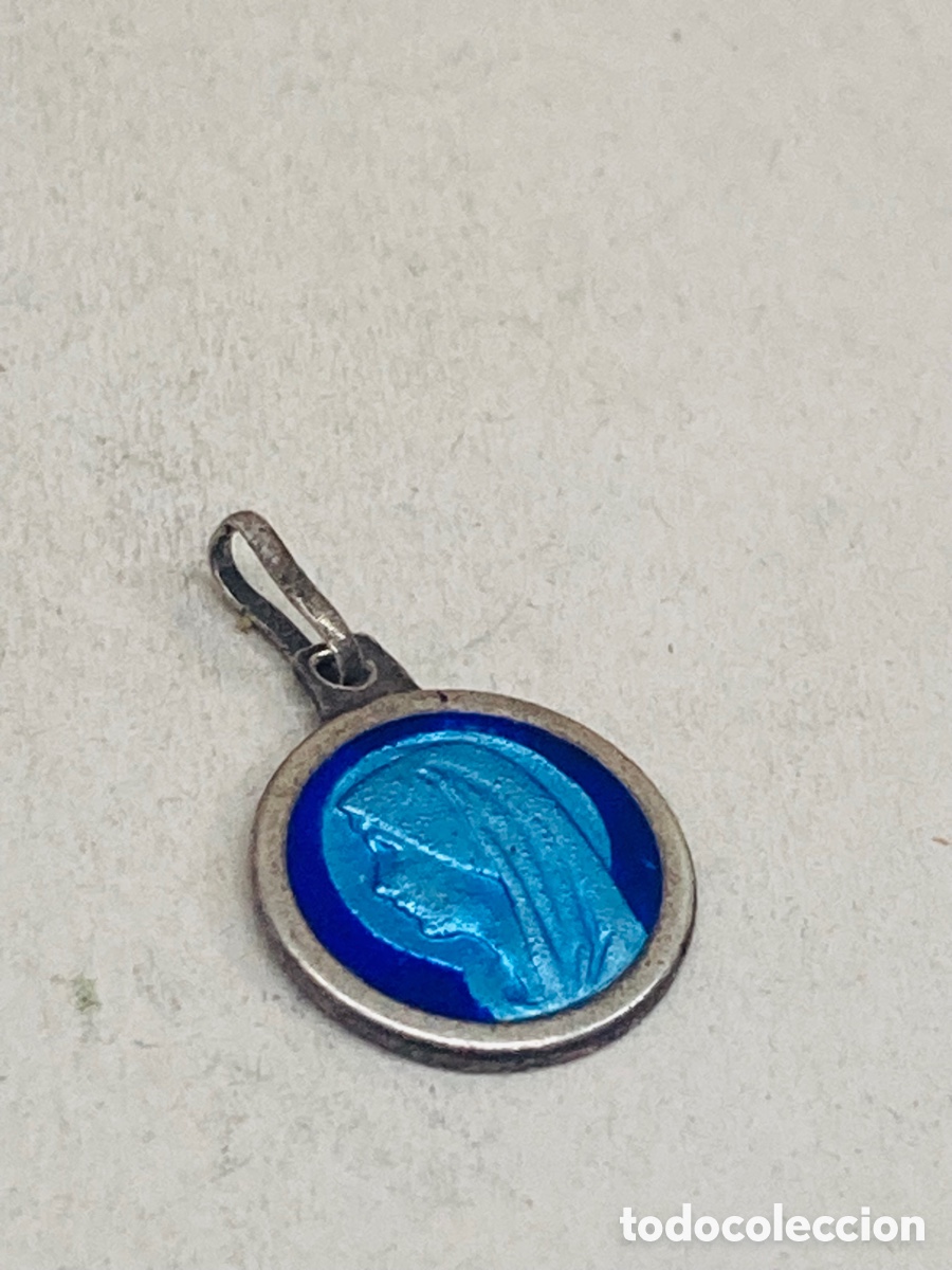 Antig&uuml;edades: Medalla de plata religiosa /COLGANT 01 - Foto 1