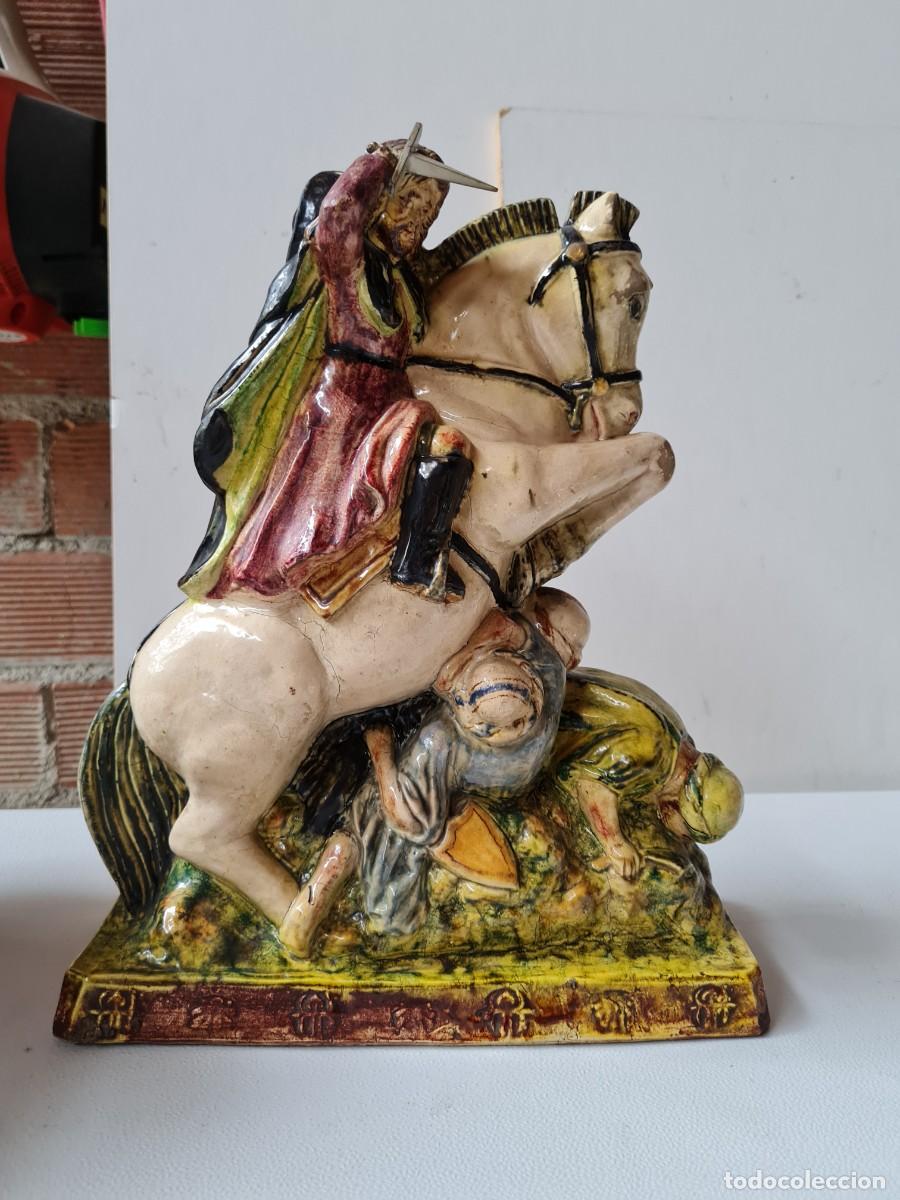 Antig&uuml;edades: CERAMICA CELTA PUENTECESURES SANTIAGO APOSTOL MATAMOROS 36 X 28 CMS