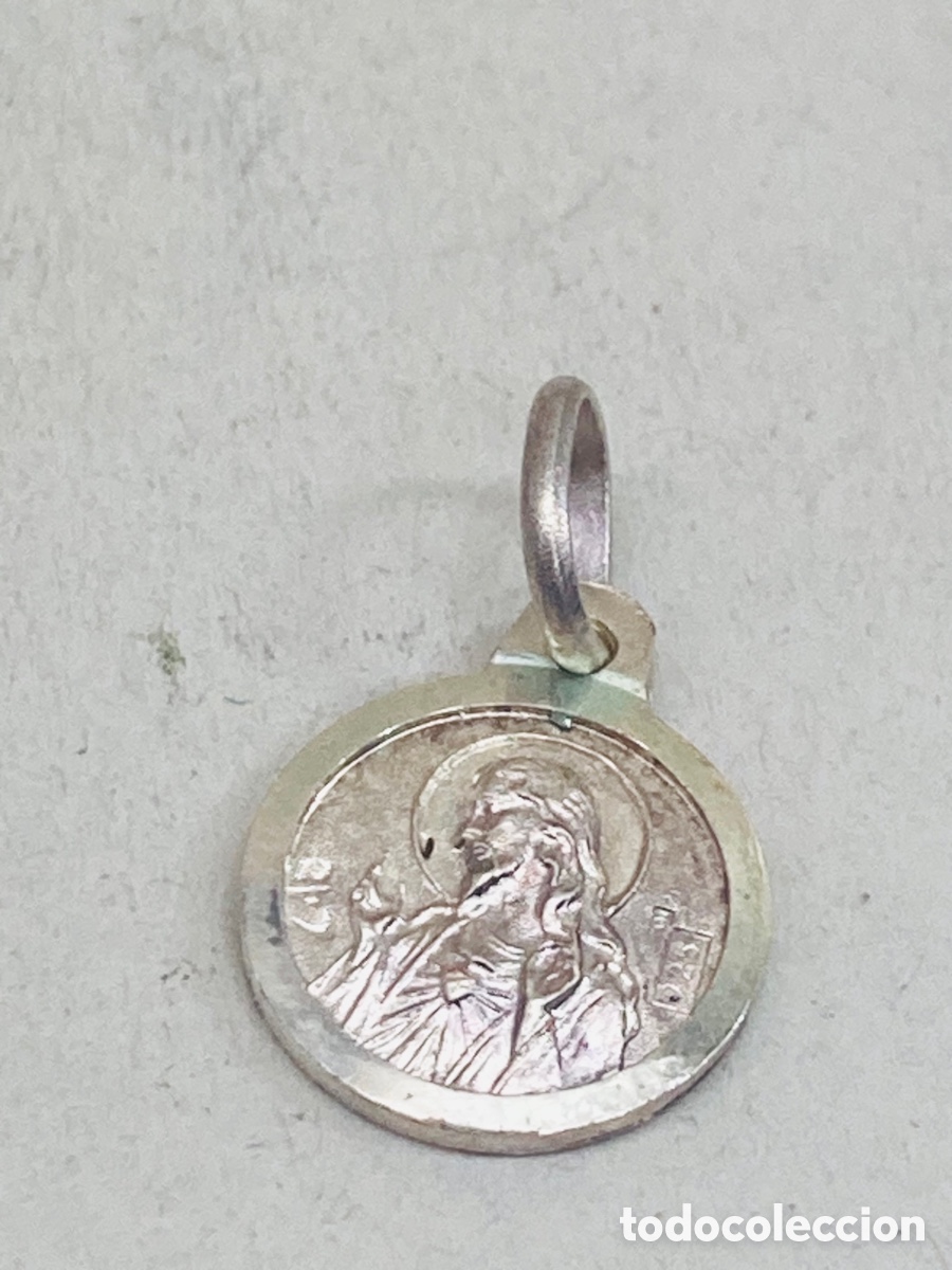 Antig&uuml;edades: Medalla de plata religiosa - Foto 2