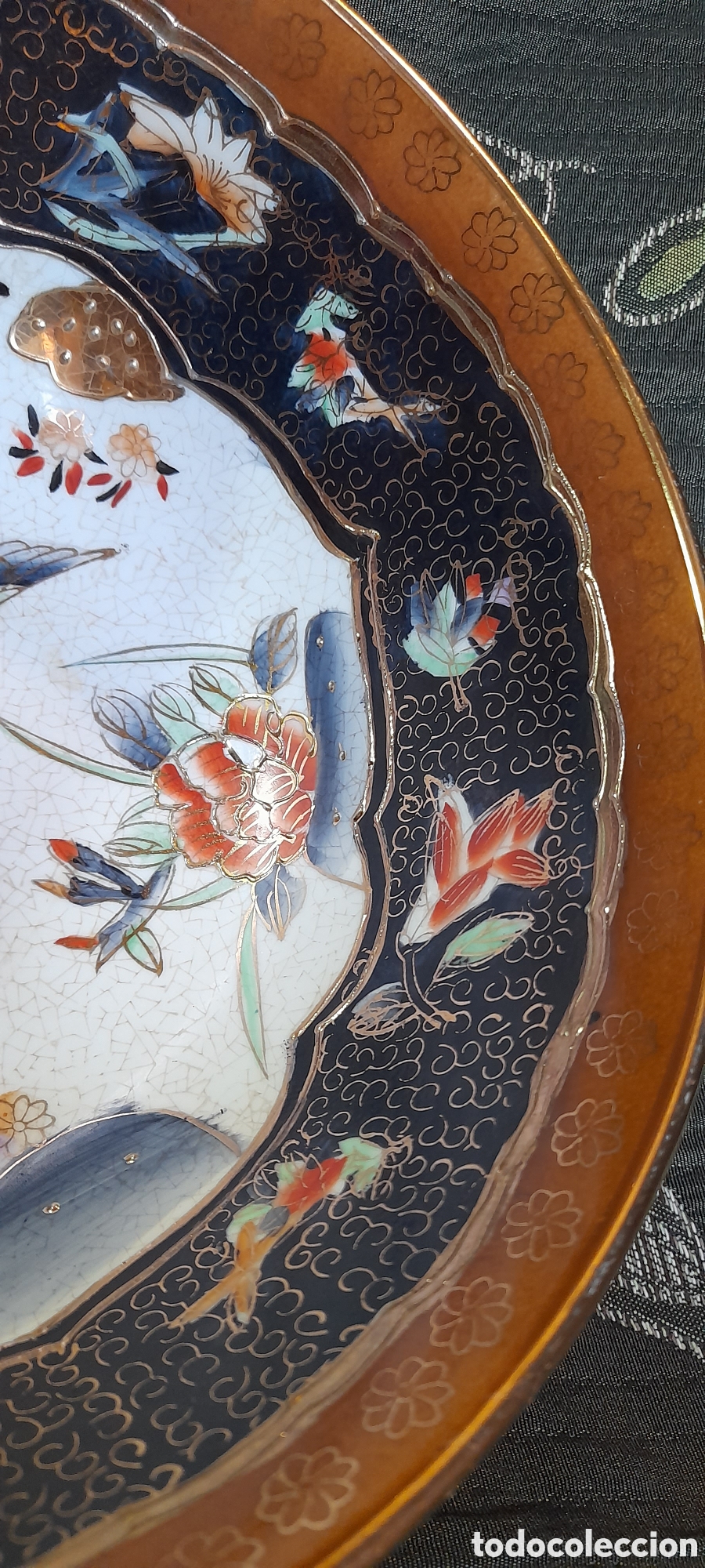 Antig&uuml;edades: Ensaladera Royal Satsuma - Foto 3