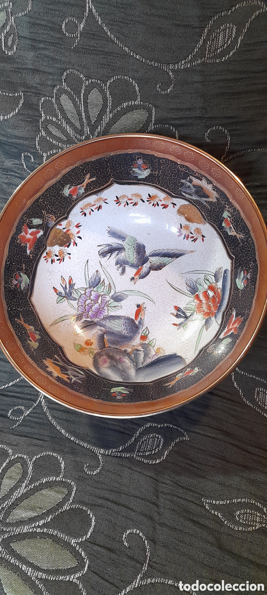 Antig&uuml;edades: Ensaladera Royal Satsuma - Foto 1
