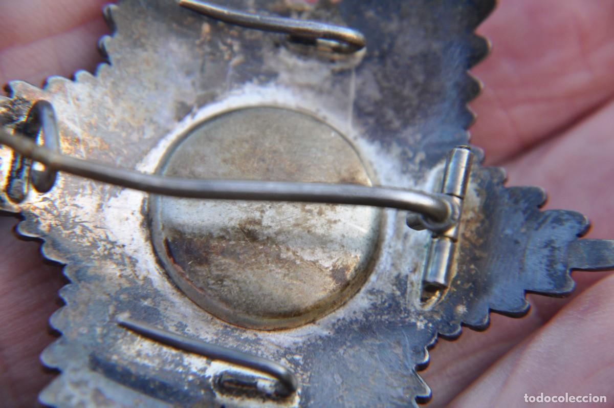 Antig&uuml;edades: PLACA DE LA MEDAHUIA EN PLATA - Foto 5