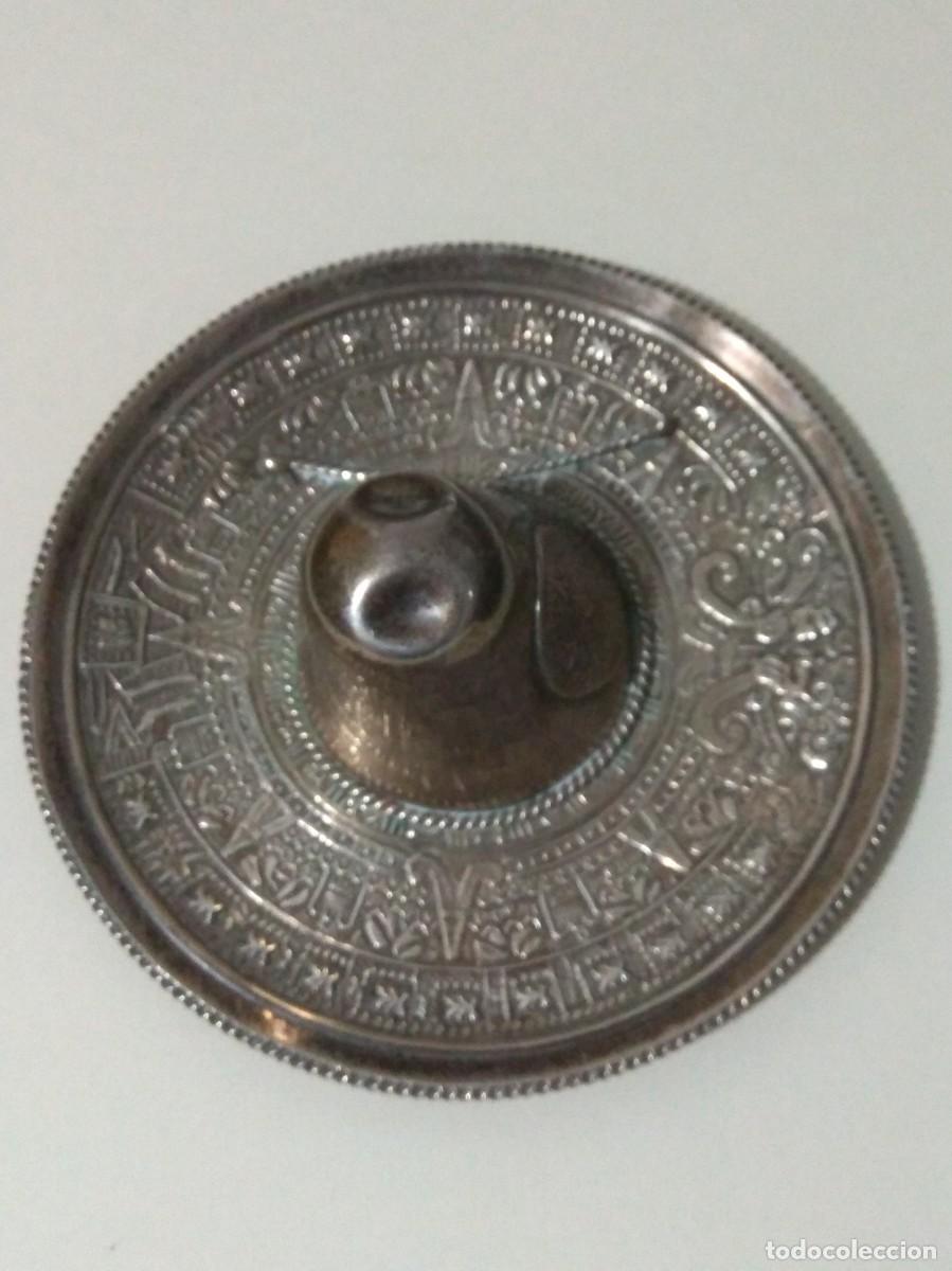 Antig&uuml;edades: SOMBRERO MEXICANO DE PLATA (CON CONTRASTE). - Foto 1