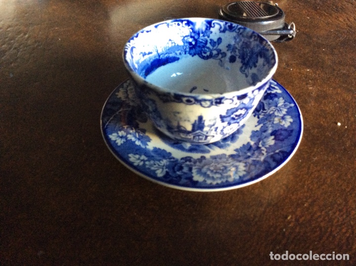 Antig&uuml;edades: Taza porcelana - Foto 2
