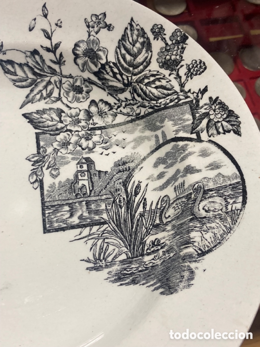 Antig&uuml;edades: Bonito plato antiguo - Foto 2