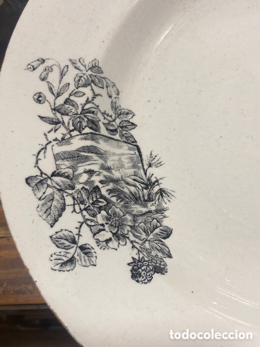 Antig&uuml;edades: Bonito plato antiguo - Foto 3