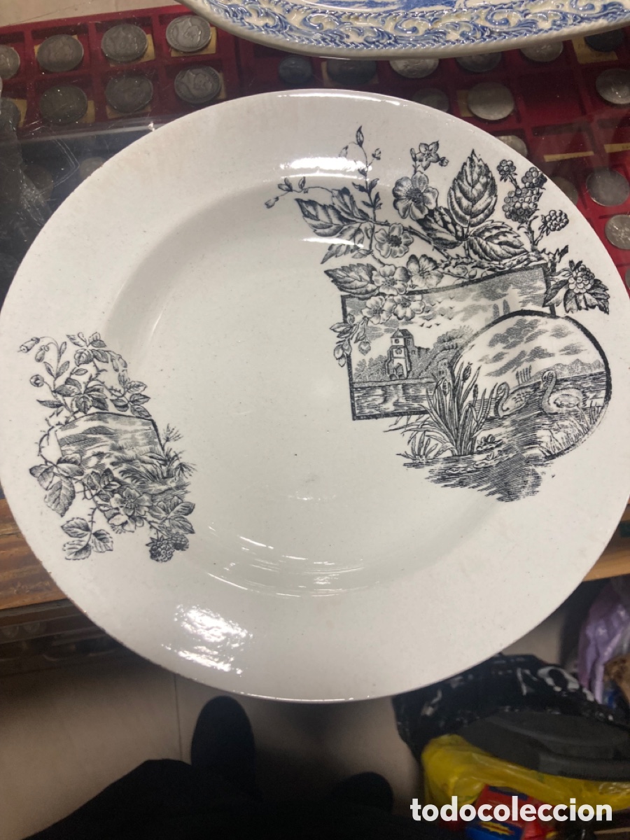 Antig&uuml;edades: Bonito plato antiguo - Foto 1