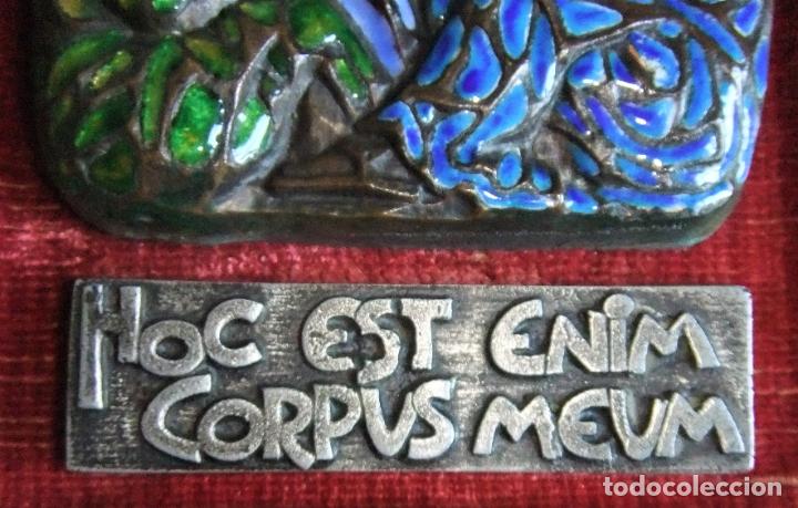 Antig&uuml;edades: ANTIGUO ESMALTE EN BRONCE DE LA &Uacute;LTIMA CENA - Foto 9