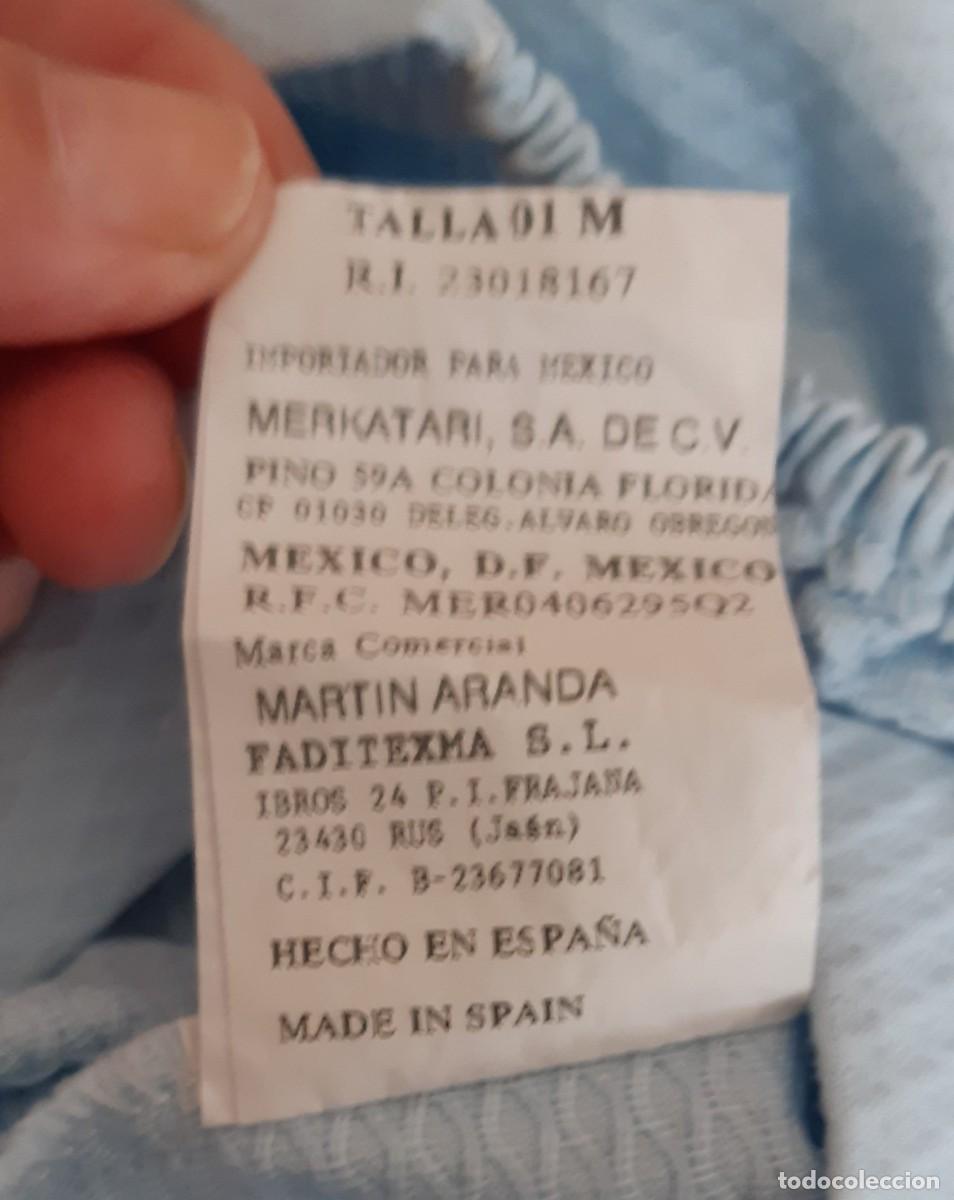Antig&uuml;edades: BONITO PELELE CELESTE CON ENCAJE PARA BEB&Eacute; DE 0 MESES. - Foto 9
