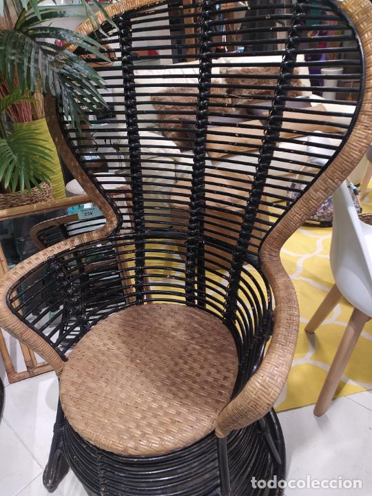 Antig&uuml;edades: Pareja de sillones Emanuelle en bamb&uacute; y rat&aacute;n - Foto 2