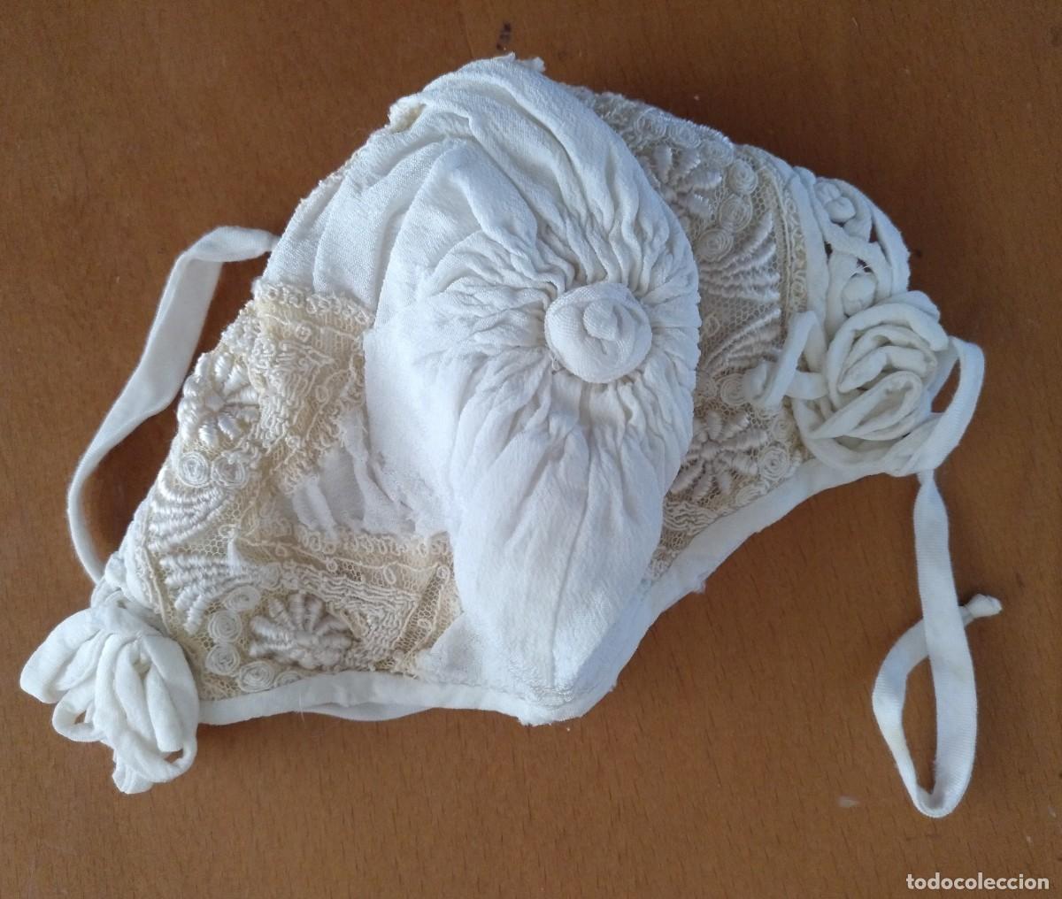 Antig&uuml;edades: ANTIGUO GORRITO DE BEB&Eacute;. PPS SXX. - Foto 3