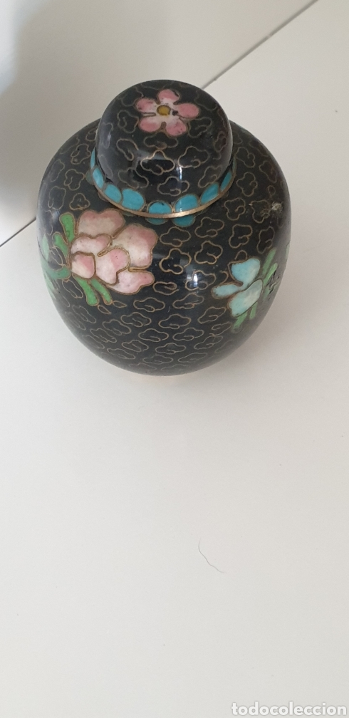 Antig&uuml;edades: TIBOR MINIATURA EN CLOISONNE - Foto 4