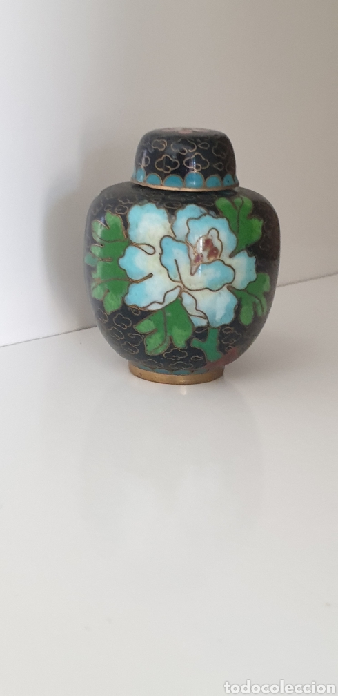 Antig&uuml;edades: TIBOR MINIATURA EN CLOISONNE - Foto 1