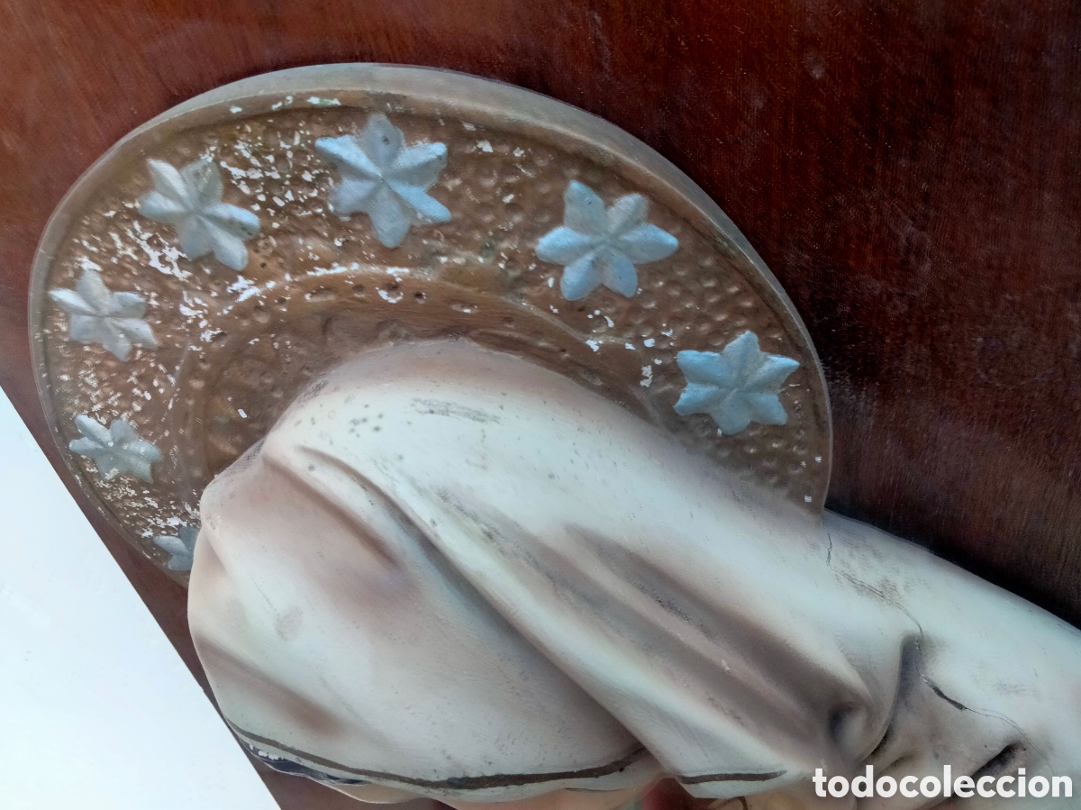 Antig&uuml;edades: Virgen de pared - Foto 9