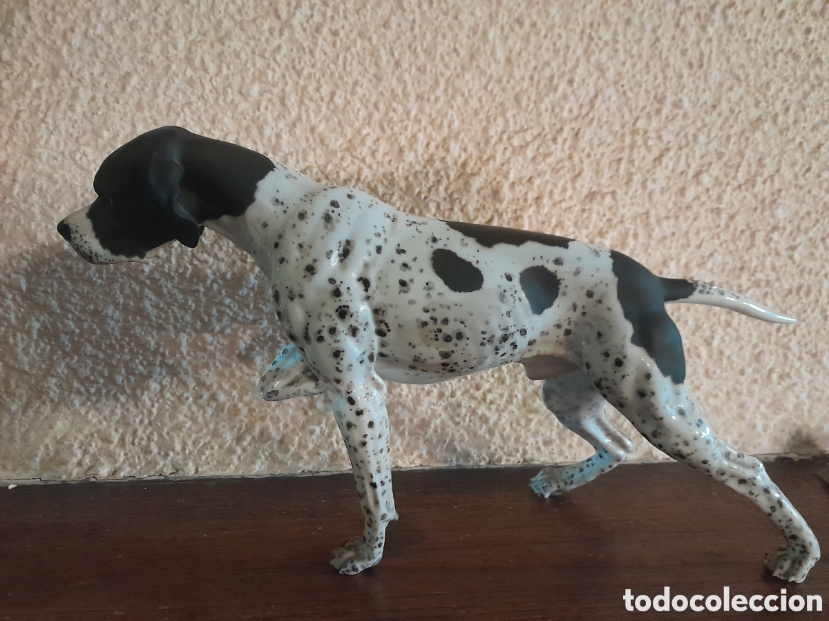 Antig&uuml;edades: Pointer de porcelana C. Martinoy - Foto 1