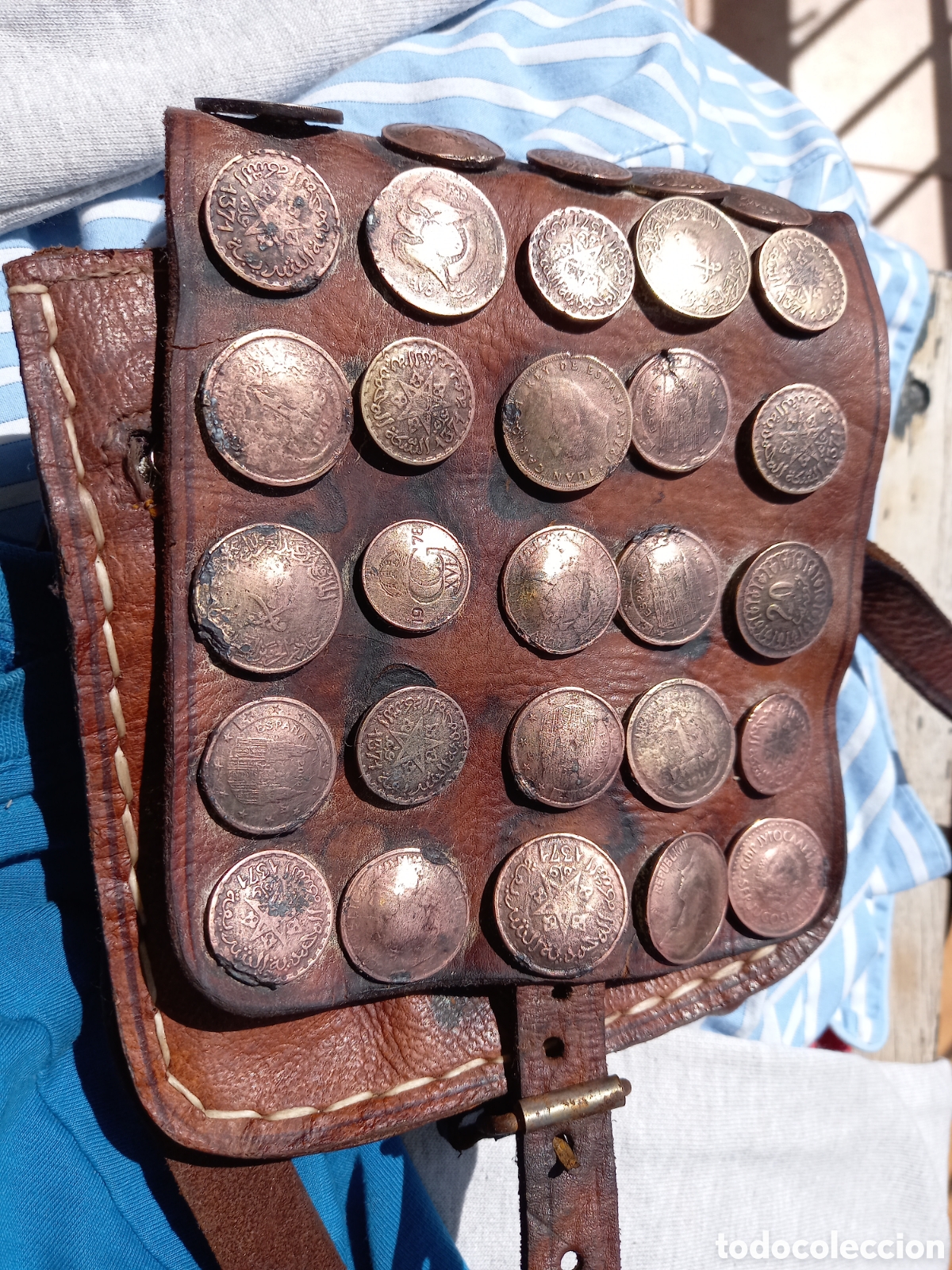 Antig&uuml;edades: MONEDAS EN BOLSO.50 y cenicero. - Foto 4