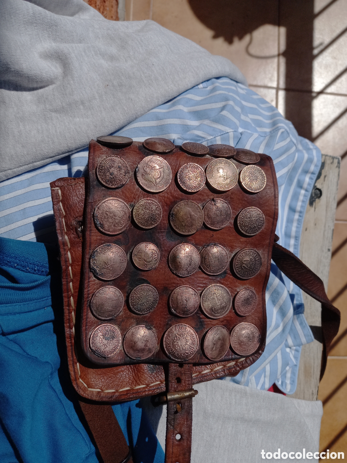 Antig&uuml;edades: MONEDAS EN BOLSO.50 y cenicero. - Foto 5