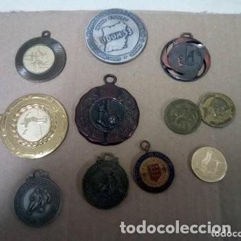 Antig&uuml;edades: LOTE DE 10 MEDALLAS VARIADAS , VER - Foto 2