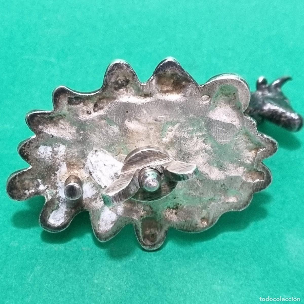 Antig&uuml;edades: MINIATURA EN PLATA MACIZA DE VACA ANTIGUA SIN BASE TORNILLO - Foto 2
