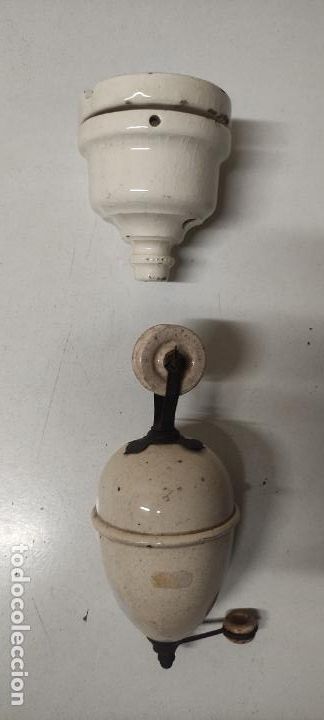 Antig&uuml;edades: ANTIGUO CONJUNTO DE POLEA PARA LAMPARA - Foto 1