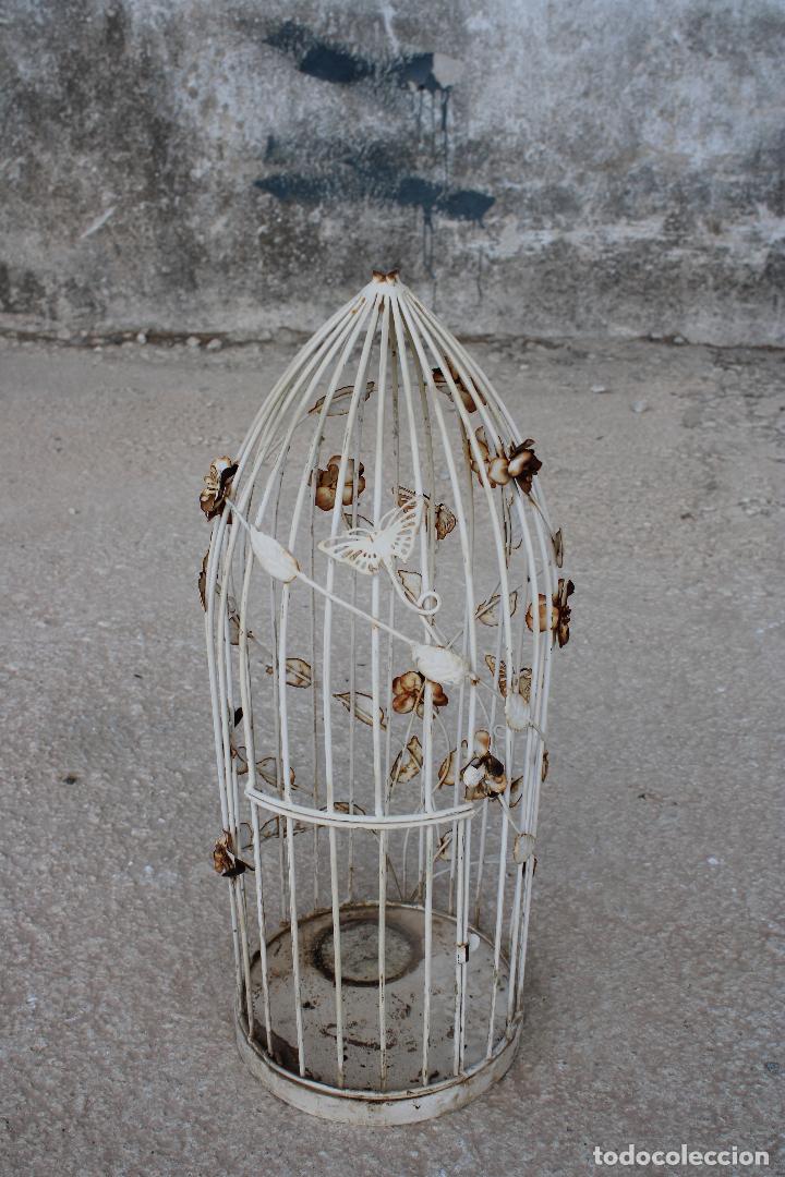 Antig&uuml;edades: jaula con mariposas - Foto 4