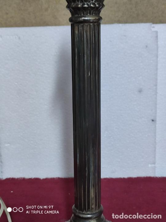 Antig&uuml;edades: lampara columna con capitel - Foto 4