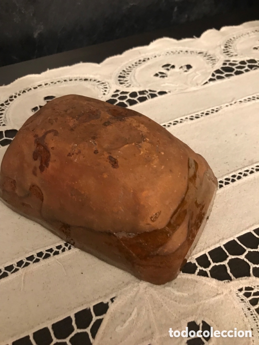 Antig&uuml;edades: MOLDE ANTIGUO DE BARRO ESMALTADO- DULCE DE MEMBRILLO - Foto 6