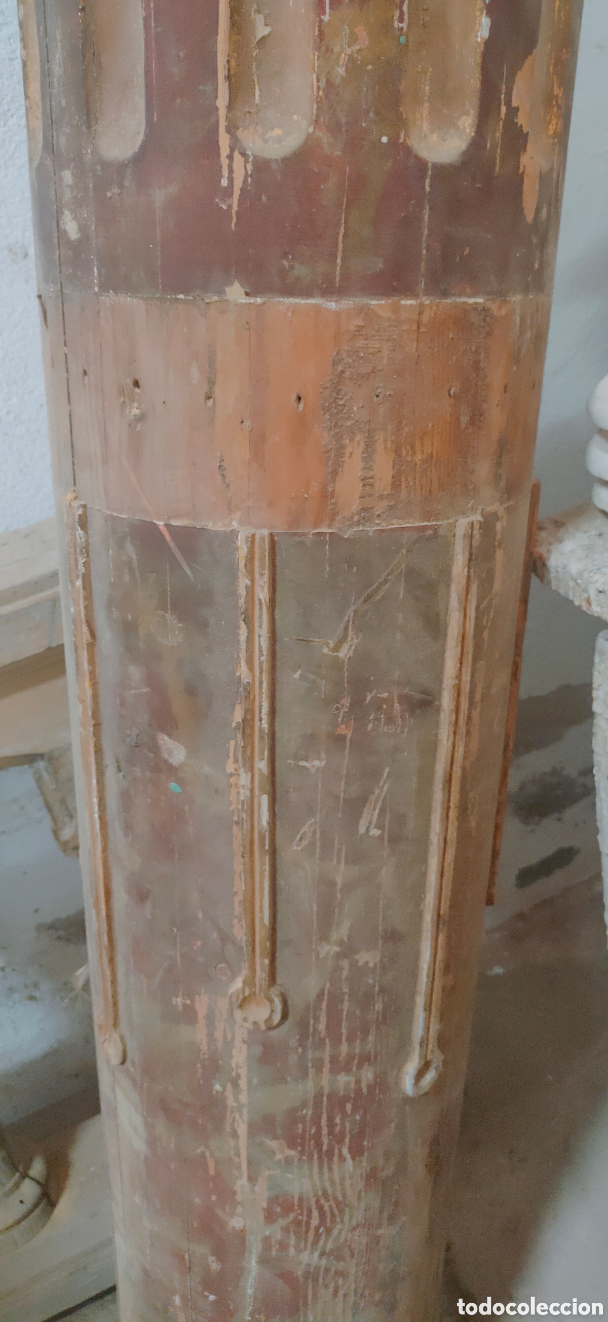 Antig&uuml;edades: Antigua columna de retablo - Foto 2