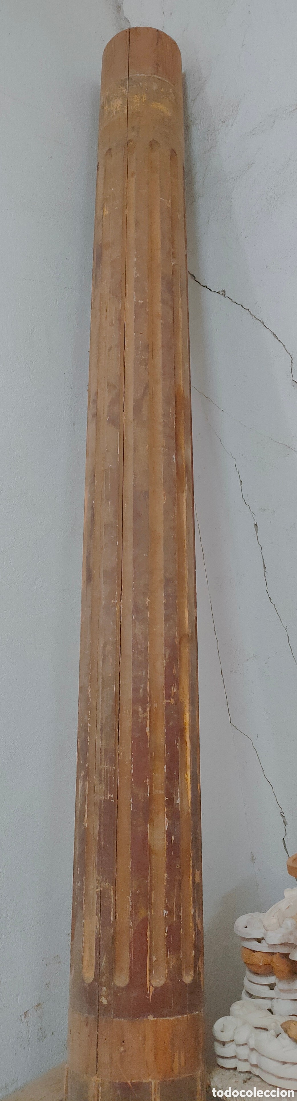 Antig&uuml;edades: Antigua columna de retablo - Foto 1