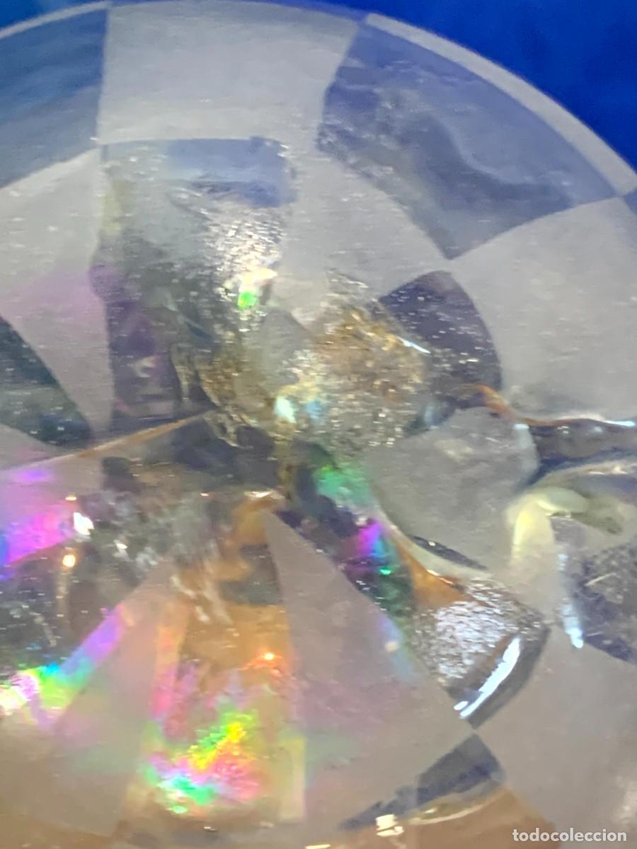 Antig&uuml;edades: ESFERA CRISTAL VIDRIO TALLADA DECORADA 10CMS - Foto 5