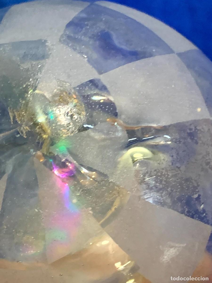 Antig&uuml;edades: ESFERA CRISTAL VIDRIO TALLADA DECORADA 10CMS - Foto 6
