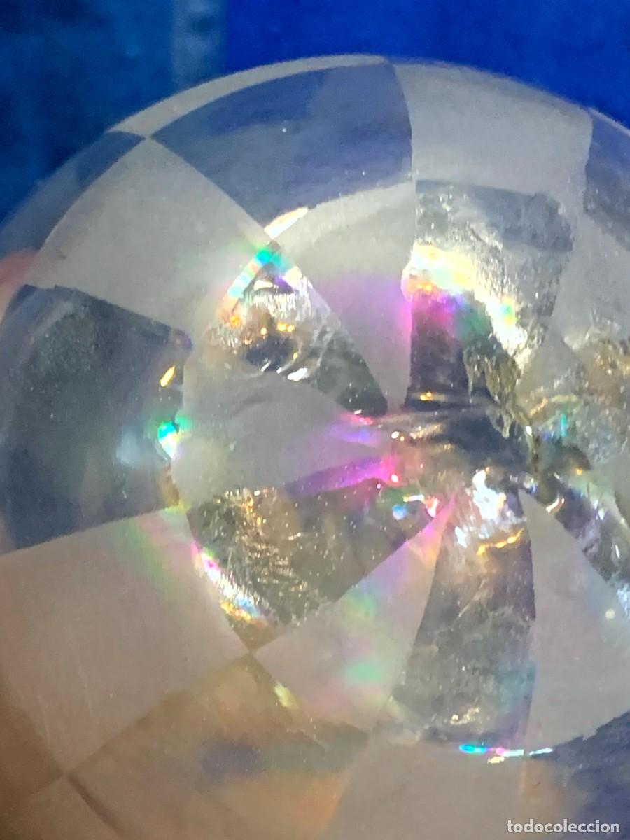 Antig&uuml;edades: ESFERA CRISTAL VIDRIO TALLADA DECORADA 10CMS - Foto 7