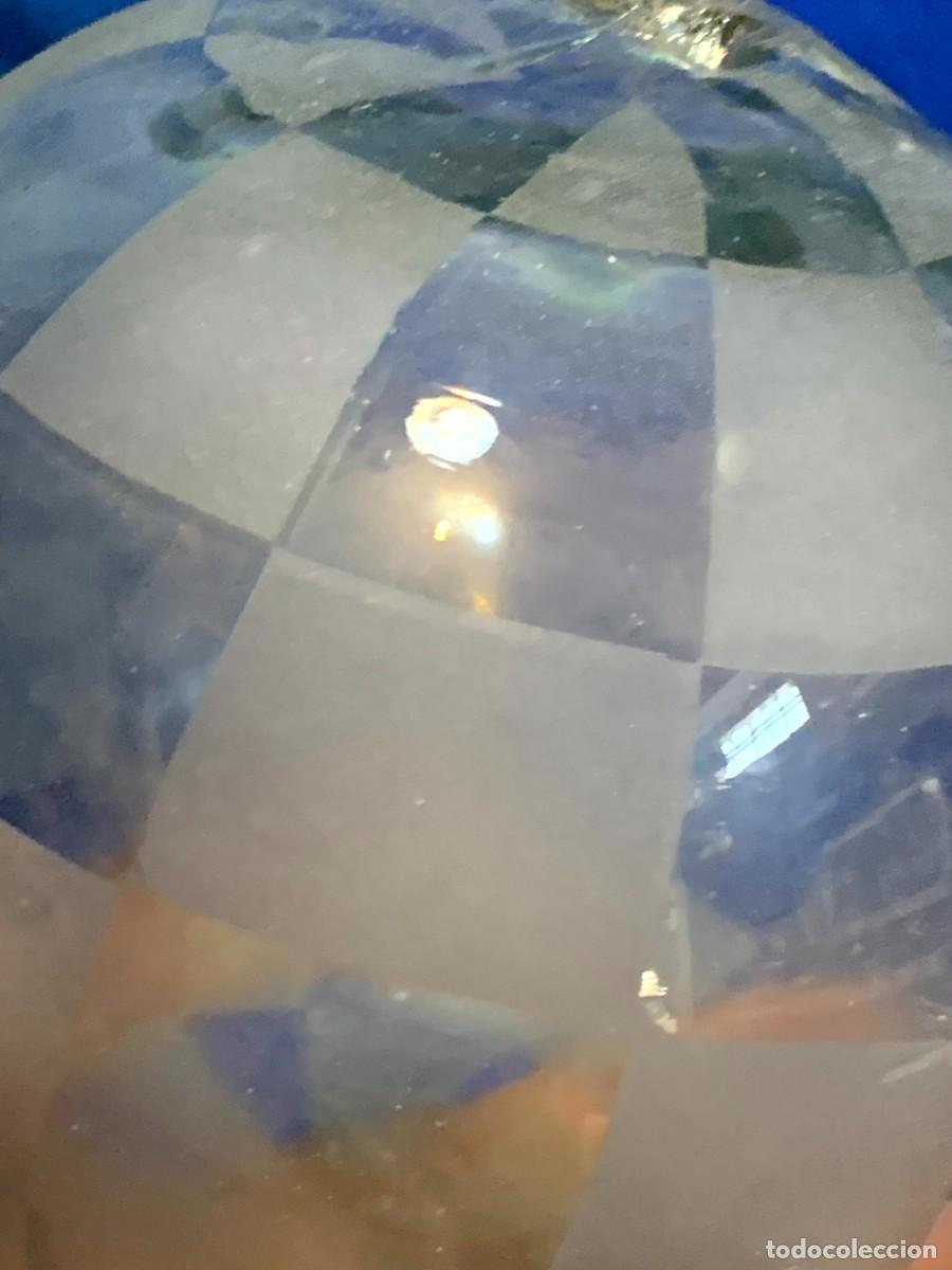 Antig&uuml;edades: ESFERA CRISTAL VIDRIO TALLADA DECORADA 10CMS - Foto 8